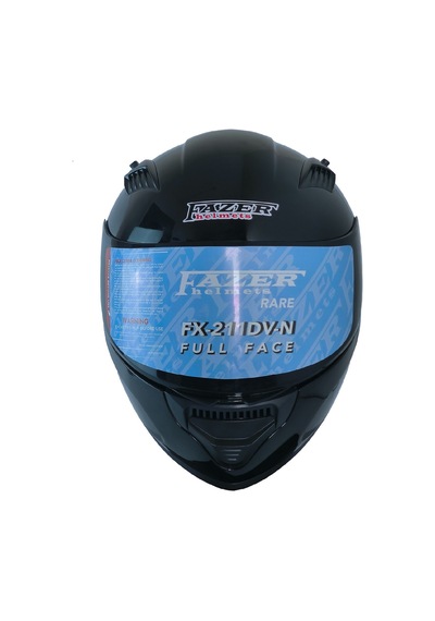 Fazer Ece 22.R06 Double Vizörlü Full Face Motor Kaskı Sİyah