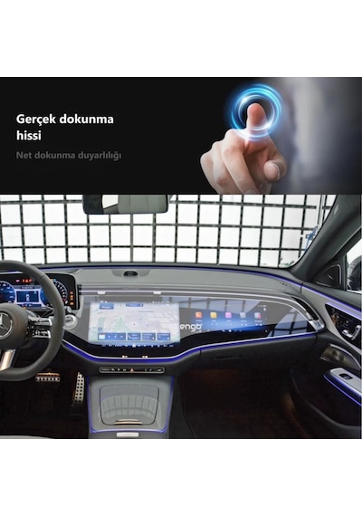 Mercedes E220 Mat Ekran Koruyucu Multimedya Ve Yolcu Ekranı