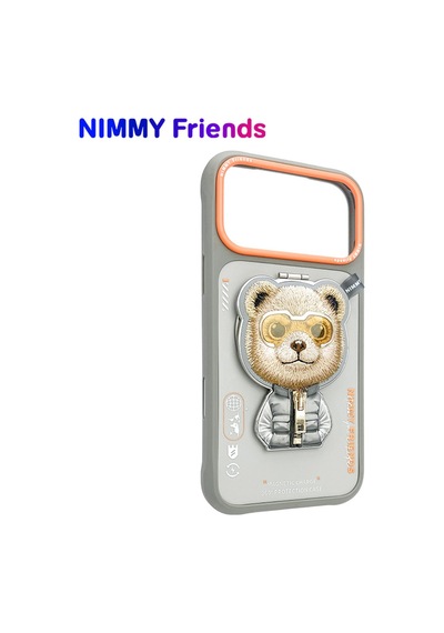 Apple Uyumlu iPhone 17 Magsafe Stand Özellikli 3d Gözlük Ve Fermuarlı Bear Nakışlı Cool Cute 2.0 Kılıf 11a Şeffaf Apple Uyumlu iPhone 17 Magsafe Stand Özellikli 3d Gözlük Ve Fermuarlı Bear Nakışlı Cool Cute 2.0 Kılıf 11a Şeffaf