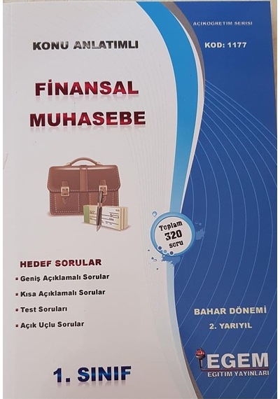Aöf Finansal Muhasebe Konu Anlatımlı Soru Bankası