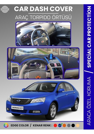 Geely Emgrand Ec7 2009-2017 Torpido Örtüsü Ön Göğüs Koruma Torpido Koruma Çatlamayı Önler - 521 Stiloto