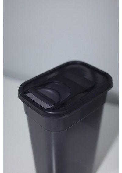 6'lı 12 Parça 3200 Ml Erzak Ve Bakliyat Saklama Kabı Seti Hava Geçirmez Kapaklı Mutfak Düzenleyici Gri - 750758782 Gri