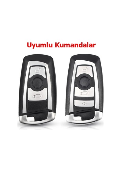 Bmw F Serisi Cas4 Smart Uyumlu Anahtar Kumanda Kılıfı Gri Gold