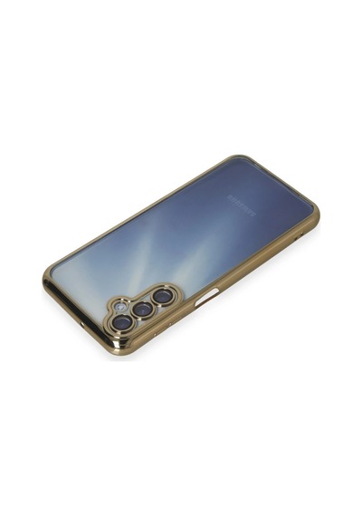 Newface - 67 - Samsung Galaxy Uyumlu A35 5g Kılıf Razer Lensli Silikon - Csmo-tex - - Gold
