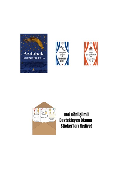 Azdahak + Jennifer In Düğünü Ciltli + Aşk Bir Zamanlar Ciltli + Okuma Sticker'ları