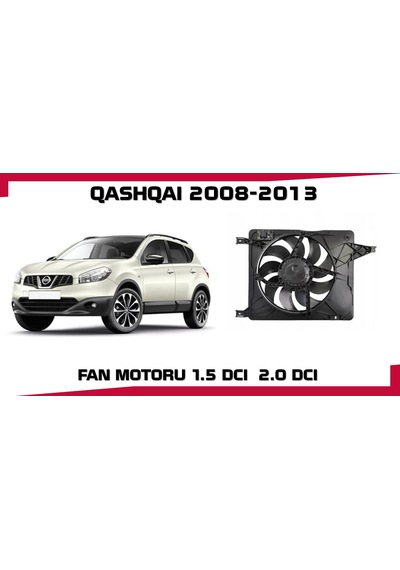 Qashqaı Fan Motoru 2008-2013 1.5 Dcı 2.0 Dcı