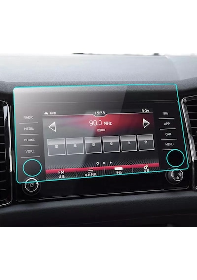 Skoda Kodiaq 8 Inç Navigasyon Uyumlu Ekran Koruyucu Cam 2017 2022 (529868952)