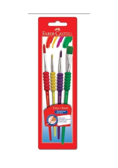 Faber Castell 4'lü Fırça Seti Soft Touch 48 16 00