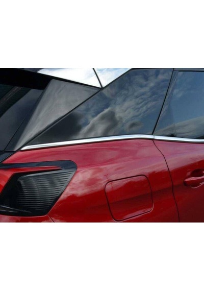 Peugeot 3008 Krom Cam Alt Çıtası 2016-2024 8 Parça