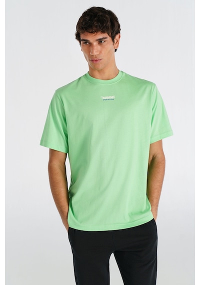 Hummel Lessı Oversıze Kısa Kollu Tişört 912132-7622 Yeşil