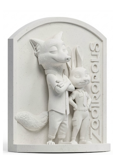 Zootropolis 15 Cm Taş Biblo Çocuk Boyama Etkinliği