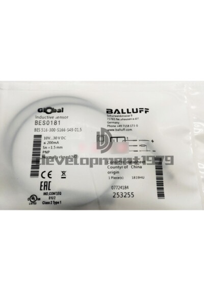 Balluff Bes0181 Bes 516-300-s166-s49-01,5 - Endüktif Yakınlık Anahtarları 1