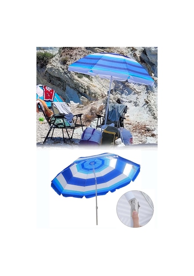 Binbirreyon35 Eğilen Plaj Bahçe Şemsiyesi 200Cm Fc002