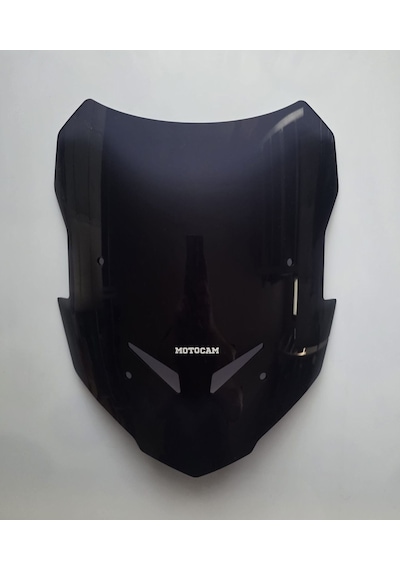 Motocam Yamaha Tracer 9 Gt Ön Cam 2021-2024 Model 39cm Siyah Renkli 4mm Sportif