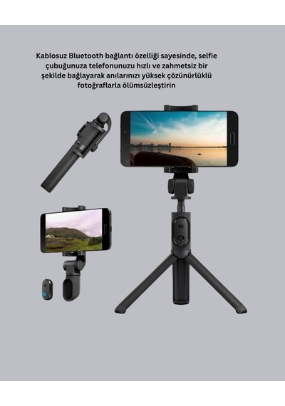 Mey Najmaddin Bluetooth Selfie Çubuğu Kablosuz, Hafif Ve Yüksek Çözünürlüklü Çekim İçin Najmaddin