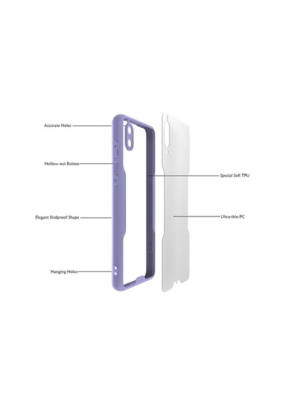 Muratech Newface Samsung Uyumlu Galaxy A02 Kılıf Platin Silikon - Yeşil