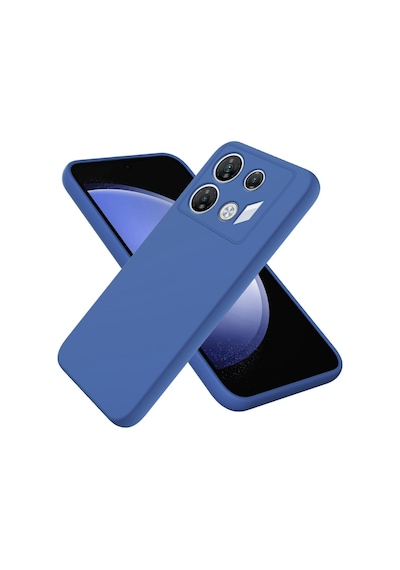 Infinix Gt 10 Pro Uyumlu Silikon Kılıf - Pastel Renk Tonu Kamera Korumalı Esnek Kapak-lacivert Lacivert