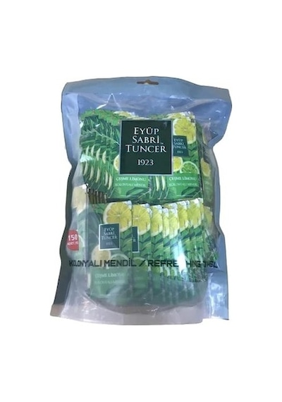 Eyüp Sabri Tuncer Çeşme Limonu Kolonyalı Mendil 150'li
