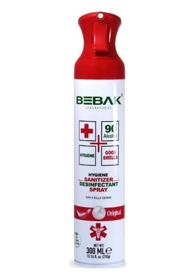 Bebak Antibakteriyel Sanitizing Disinfectant Sprey 300 ML