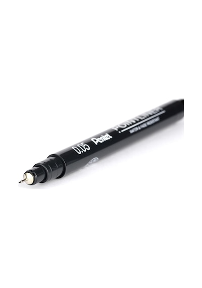 Pentel Pointliner S20p-05a, Fineliner, Siyah, Suya Dayanıklı Ve S