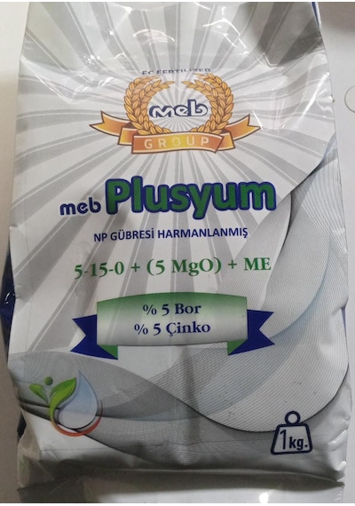 Mebor Plusyum 1 Kg - 5-5-0+ 5mgo +5b+5zn Npk Gübresi 1 KG