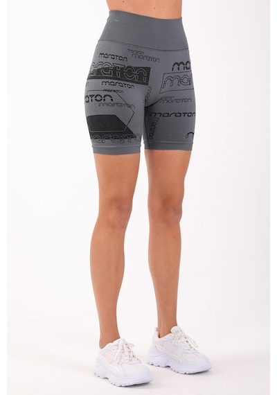 Maraton Active Slimfit Kadın Koşu Antrasit Şort 818015-antrasit