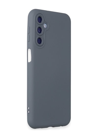 Samsung Galaxy Uyumlu M34 5g Kılıf Nano İçi Kadife Silikon - Gri Bz8683140642679