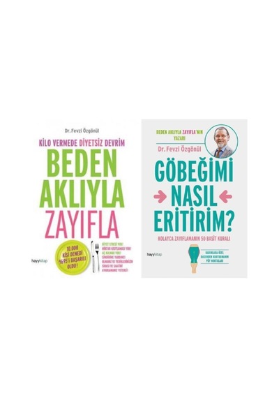 Beden Aklıyla Zayıflama + Göbeğimi Nasıl Eritirim 2 Kitap Set