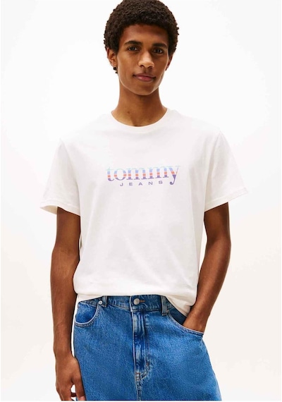 Tommy Hilfiger Erkek Logolu Pamuklu Bisiklet Yakalı Şık Görünüşlü Günlük Kullanıma Uygun Bbeyazz T--12259 Beyaz Tommy Hilfiger Erkek Logolu Pamuklu Bisiklet Yakalı Şık Görünüşlü Günlük Kullanıma Uygun Bbeyazz T--12259 Beyaz