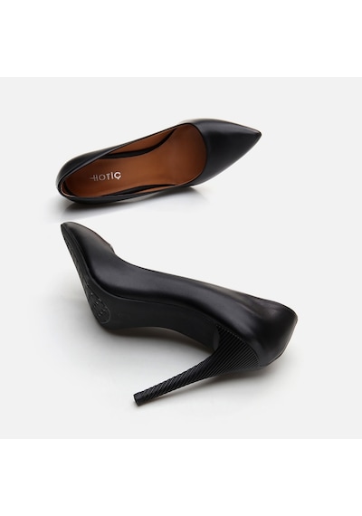 Hotiç Hakiki Deri Siyah Kadın Stiletto 01ayh291090a100 Siyah