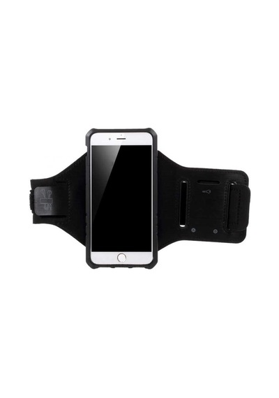 Apple Uyumlu iPhone 7 Kılıf Zore 2 İn 1 Kol Bandı Gri