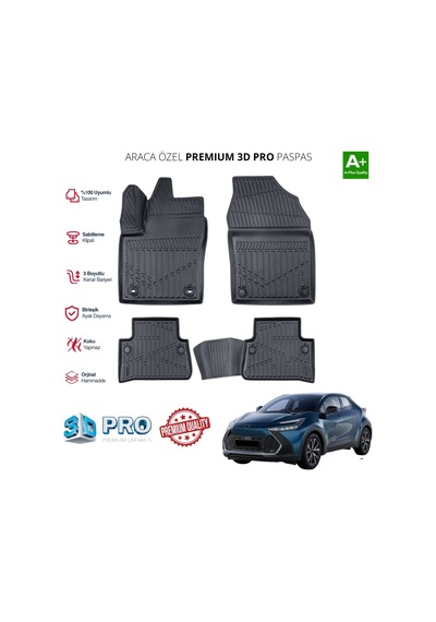 Honda C-hr Araca Özel 3d Paspas 2023 2024 2025 2026