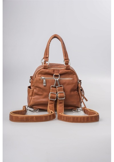 Ççs 18075 Kadın Omuz Ve Sırt Çantası Camel