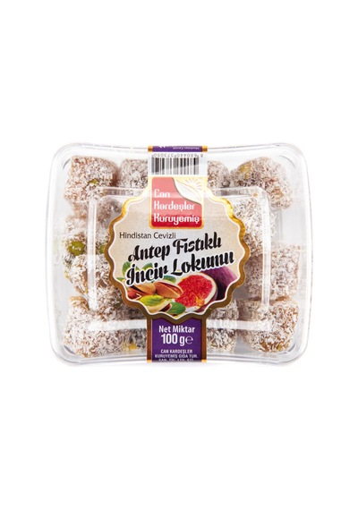 İncirli Antep Fıstıklı Mini Lokum 100 Gr