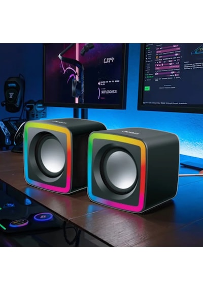 Jedel S575 Rgb Taşınabilir Mini Hoparlör 3.5mm Jack