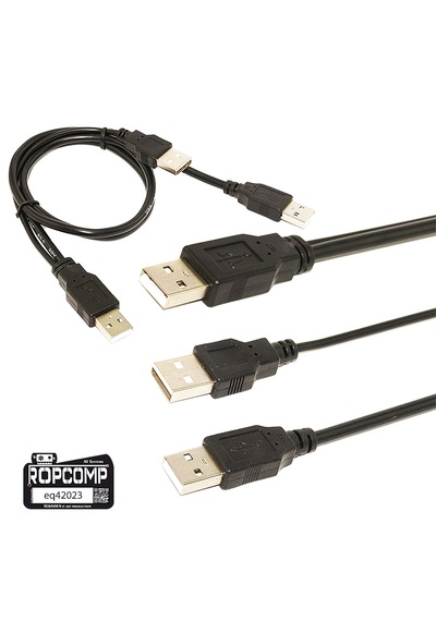 Ropcomp Harici Hdd Power Data Kablosu Usb Y