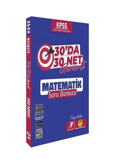 KPSS Matematik 30 da 30 Net Garanti Soru Bankası Video Çözümlü- Tasarı Akademi