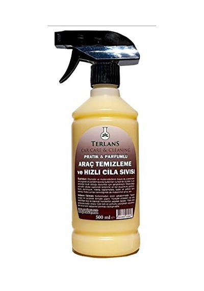 Terlans Araç Temizleyici & Parlatıcı Hızlı Cila 500 Ml Sprey + Mikrofiber Bez Boyalı Yüzey, Plastik Aksam Temizleme Parfümlü Quick Detailer, İz Bırakmaz Parlaklık Terlans Araç Temizleyici & Parlatıcı Hızlı Cila 500 Ml Sprey + Mikrofiber Bez Boyalı Yüzey, Plastik Aksam Temizleme Parfümlü Quick Detailer, İz Bırakmaz Parlaklık