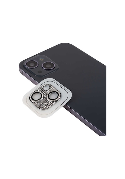 Ardemix Apple Uyumlu iPhone 13 Mini Cl-08 Kamera Koruyucu-gümüş Gümüş