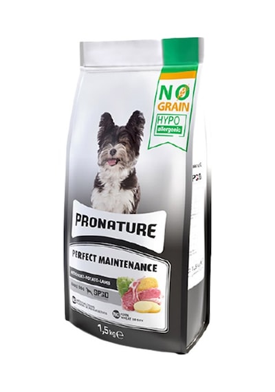 Pronature Hypo-Allergenic Kuzu Etli Enginarlı ve Patatesli Tahılsız Yetişkin Köpek Maması 1500 G