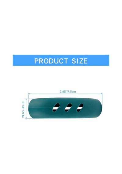6 Paket Silikagel Pot Kolu Kapakları 3 İnç Kapak Kolu Kapakları Yeşil Kolu Tutucu Kavrama Isı Yalıtım Kolu Kapağı İçin Tava, Pot Çok Renkli