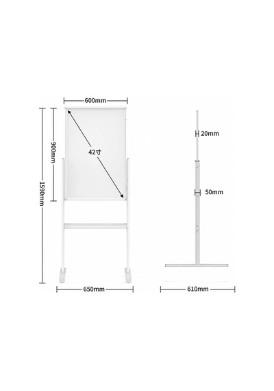 Manyetik Sihirli Yazı Tahtası 42" - 106 Cm Xs-b42-z Diğer