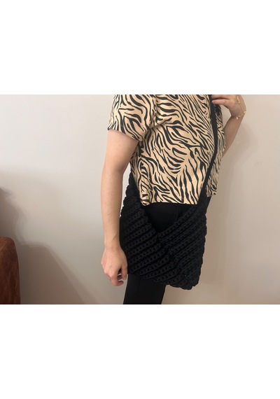Penye Çanta 3-in 1 Çanta siyah