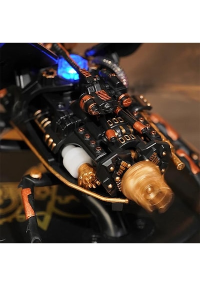 Rokr Mı03 Stag Beetle Dıy Mechanical 3d Puzzle Maket Model Seti 3d Model Kit Detaylı Dekoratif Hobi Seti Hareketli Ve Işıklı