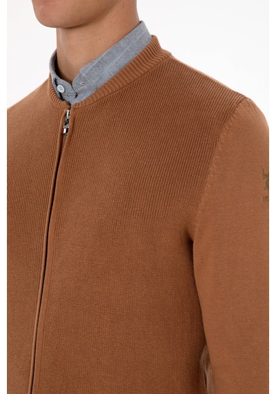 U.s. Polo Assn. Erkek Hırka Triko 50313721-vr233 Bisküvi