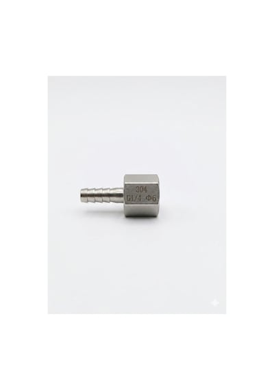 Paslanmaz Çelik 304 Bsp Bağlantı Elemanı/adaptörü 1/2 İnç Dişi Bspp X 1/4 İnç 6mm Hortum Dikenli Diğer
