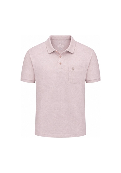 Classics Men Özbarla Polo Yaka Klasik Fit Kısa Kol Erkek Tişört 7637 Pudra