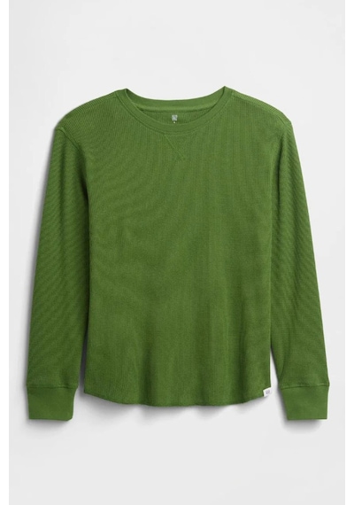 Gap V-ls Thermal Çocuk Tişört YESIL