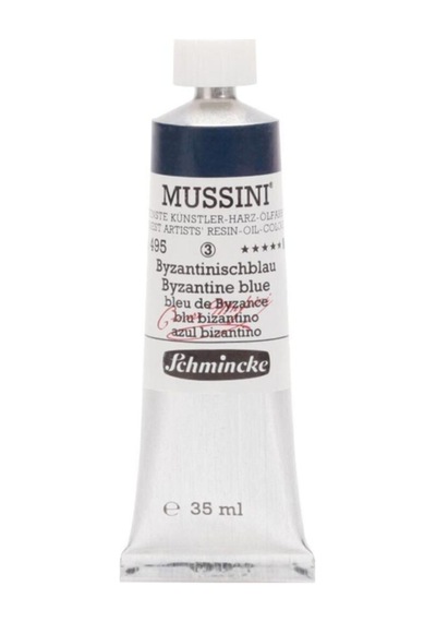 Schmincke Mussini Artist Yağlı Boya 35 ML Seri 3 495 Byzantine Blue