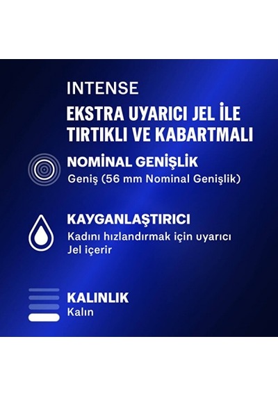 Durex Klasik Prezervatif 16'lı + Intense Prezervatif 20'li